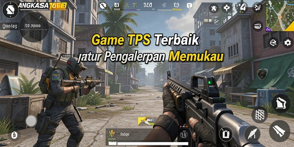 Screenshot gameplay ANGKASA168 menunjukkan aksi pertempuran yang mendebarkan.