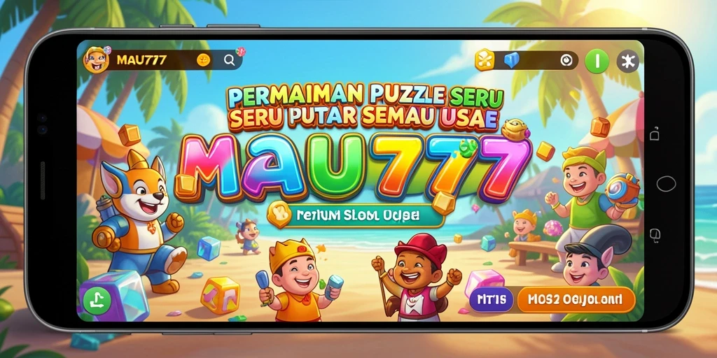 Screenshot gameplay <strong>MAU777</strong> menunjukkan tantangan Puzzle yang menarik.
