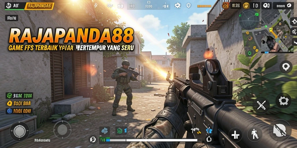 Gameplay seru di RAJAPANDA88 dengan aksi tembak-menembak yang mendebarkan.