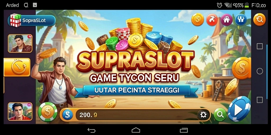 Tampilan gameplay SUPRASLOT yang mengasyikkan dan penuh warna.