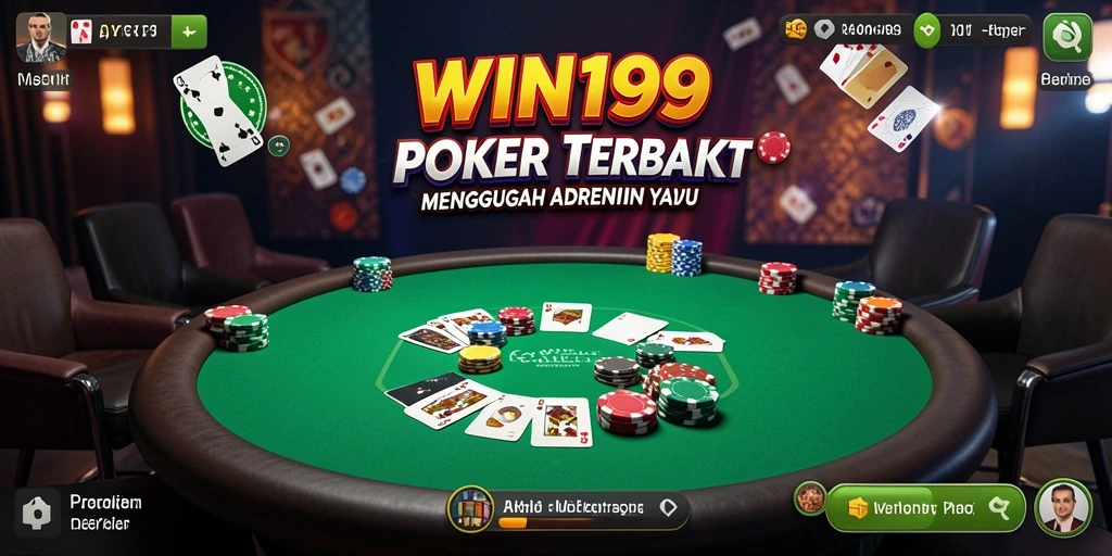Tampilan gameplay seru di WIN199 dengan atmosfer poker yang mengasyikkan.