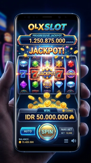 Tampilan antarmuka pengguna olxslot yang intuitif.